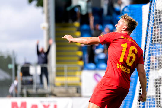 Landskronas Jesper Strid jublar