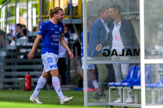 Trelleborgs Charlie Weberg deppar