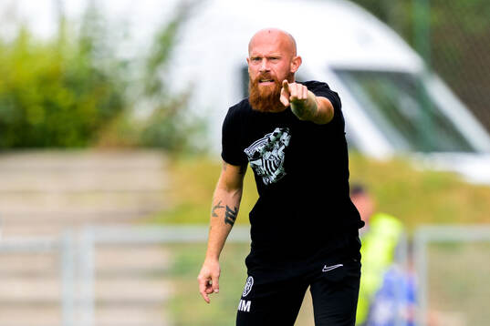 Landskronas tränare Max Mölder
