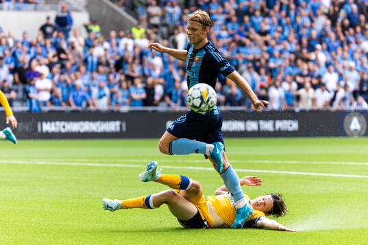 IFK Göteborgs Kolbeinn Thordarson och Djurgårdens Tobias