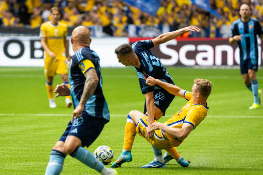 Djurgårdens Haris Radetinac och IFK Göteborgs Sebastian