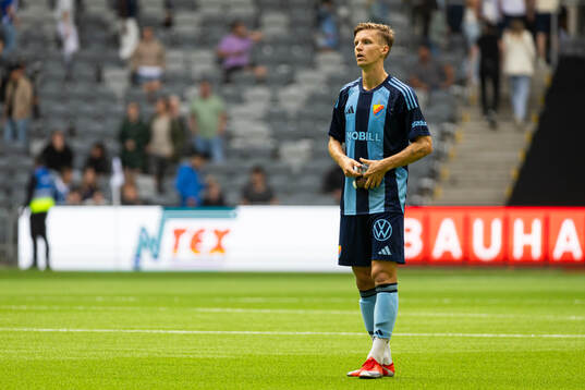 Djurgårdens Samuel Leach Holm deppar