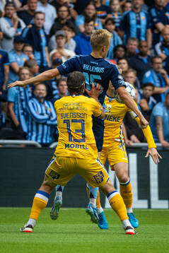 IFK Göteborgs Gustav Svensson och Djurgårdens Oskar