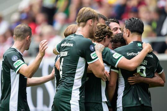 Hammarbys Tesfaldet Tekie jublar