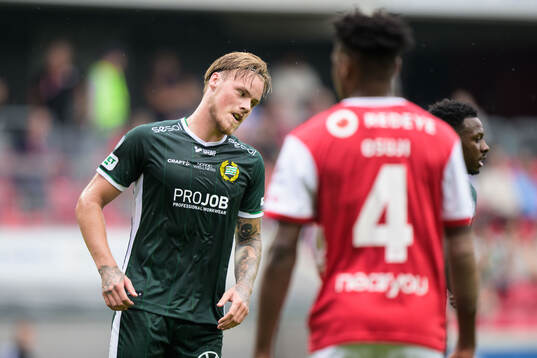 Hammarbys Victor Eriksson deppar
