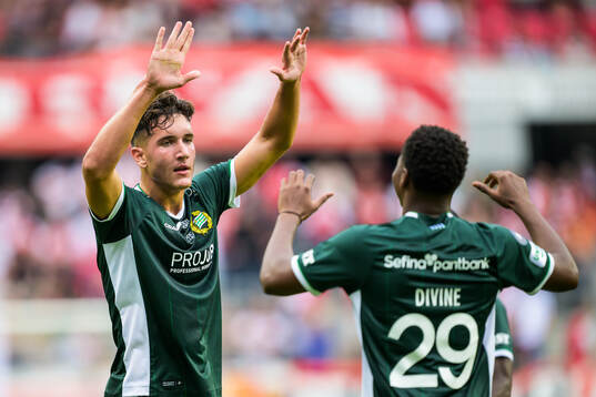 Hammarbys Deniz Gul jublar