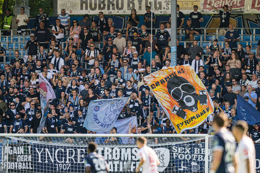 Spectators in the stands