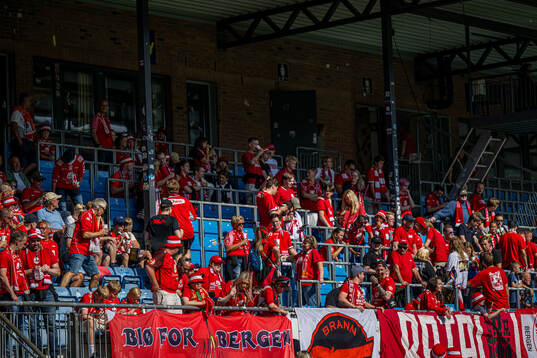 Spectators in the stands