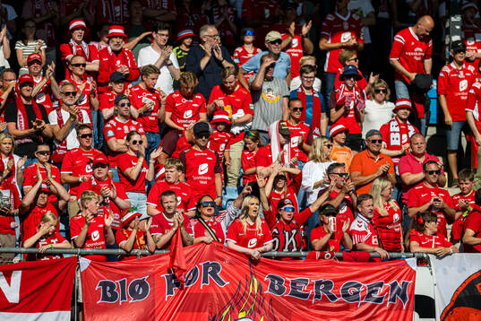 Spectators in the stands