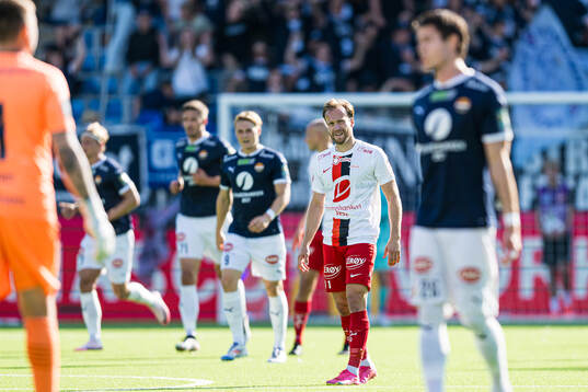 Bård Finne of Brann looks dejected