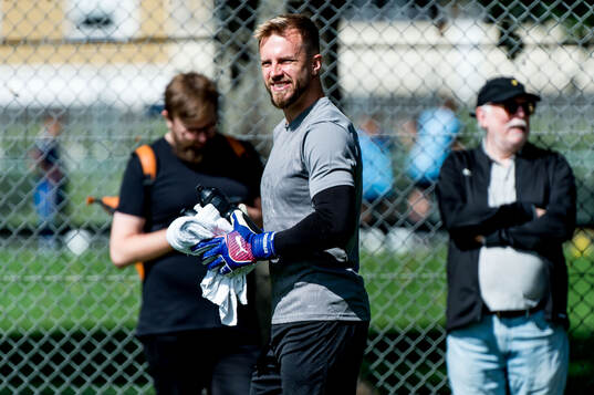 Goalkeeper Ricardo Friedrich of Malmö FF