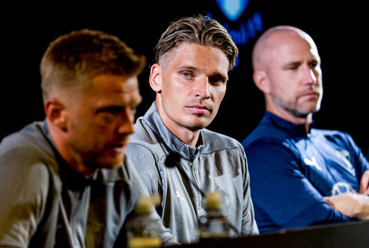 Anders Christiansen, Jens Stryger and Head coach Henrik