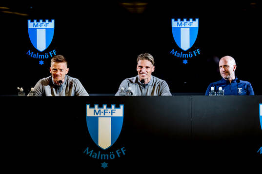 Anders Christiansen, Jens Stryger and head coach Henrik