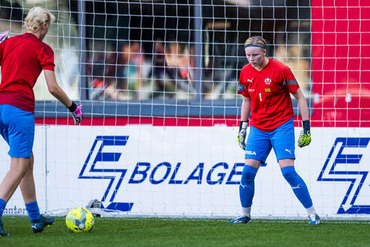 Helsingborgs målvakt Hannah Tegestål