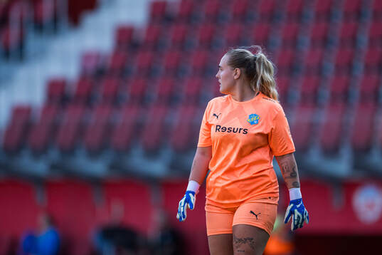 Eskilsminnes målvakt Matilda Magnusson Waldt