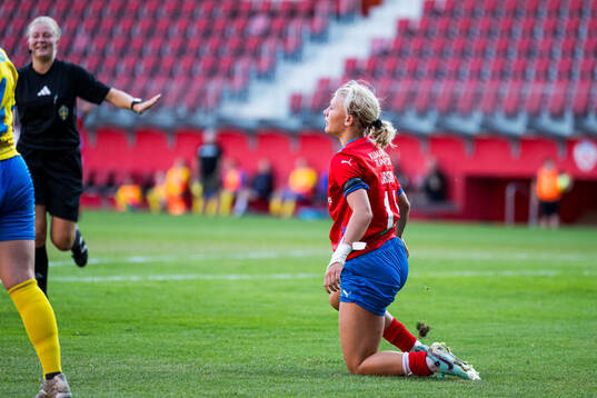 Helsingborgs Alma Larsson deppar