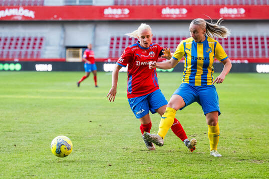 Helsingborgs Melina Skarström och Eskilsminnes Alva Hed