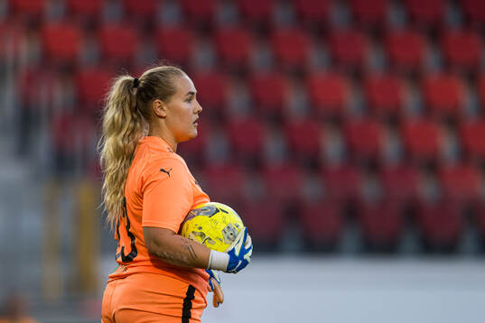 Eskilsminnes målvakt Matilda Magnusson Waldt