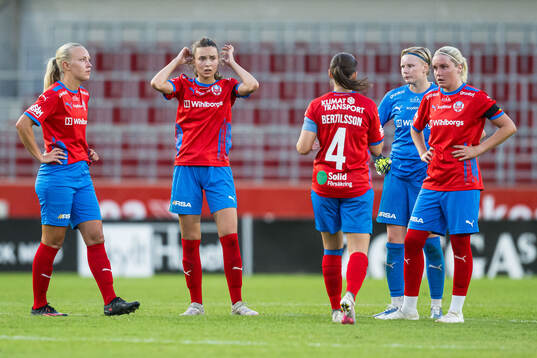 Helsingborgs Johanna Andersson, Maja Nilsson, Evelina