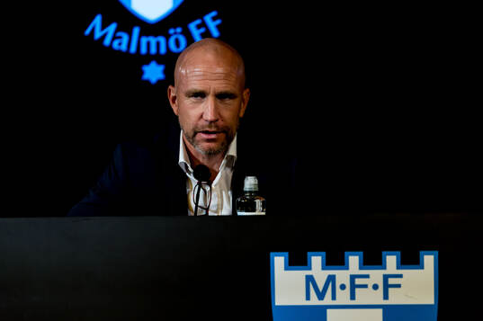 Head coach Henrik Rydström of Malmö FF