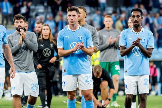 Sead Haksabanovic, Lasse Berg Johnsen and Taha Abdi Ali of