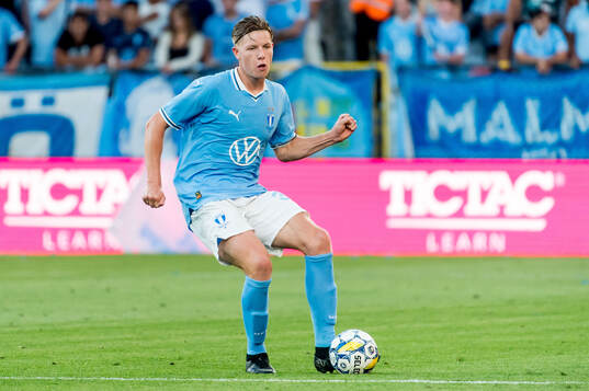Nils Zetterström of Malmö FF