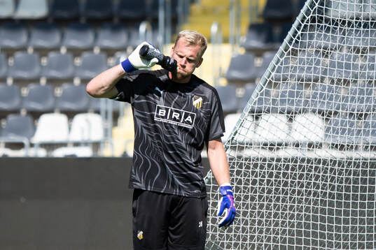 Goalkeeper Peter Abrahamsson