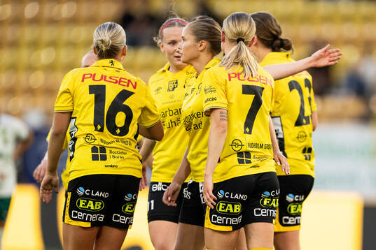 Elfsborgs spelare jublar