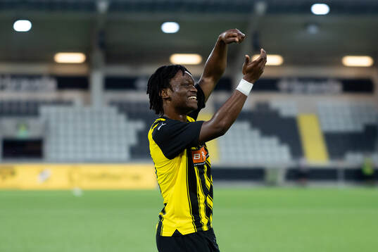 Jeremy Agbonifo of Häcken celebrates