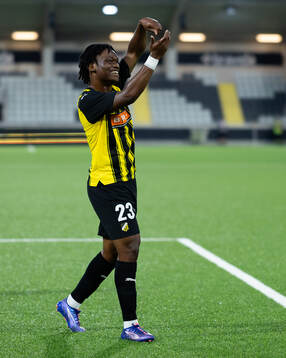 Jeremy Agbonifo of Häcken celebrates