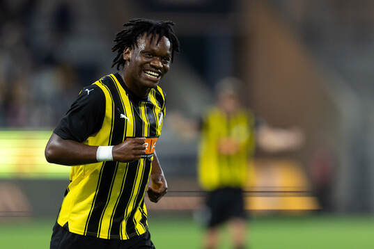 Jeremy Agbonifo of Häcken celebrates