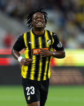 Jeremy Agbonifo of Häcken celebrates