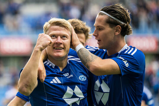 Kristian Eriksen of Molde celebrates