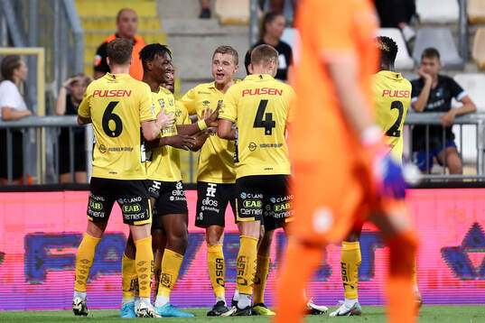 Jalal Abdullai of Elfsborg celebrates the 0-1 goal