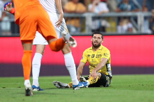 Arber Zeneli of Elfsborg looks dejected