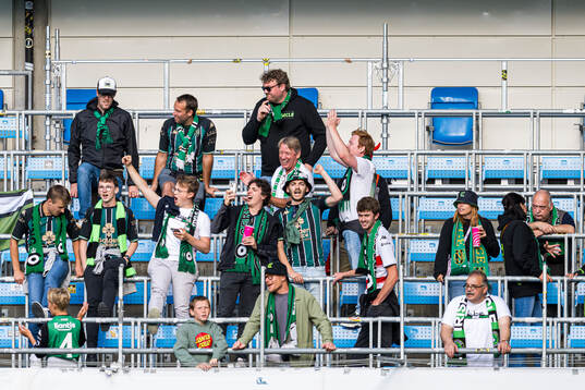 Spectators in the stands