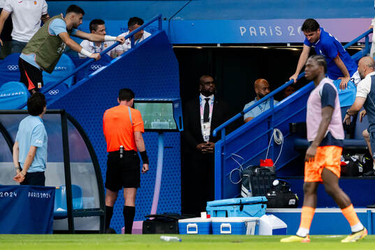 VAR review in the men’s football final between France and