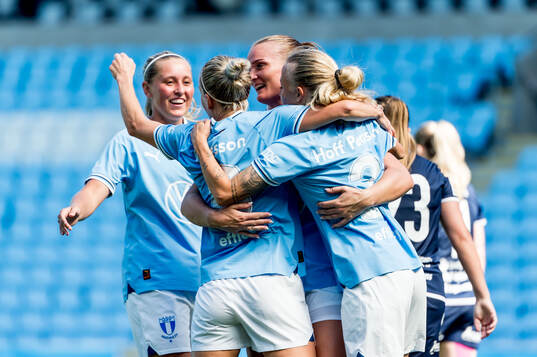 Malmö FFs Lovisa Gustafsson jublar