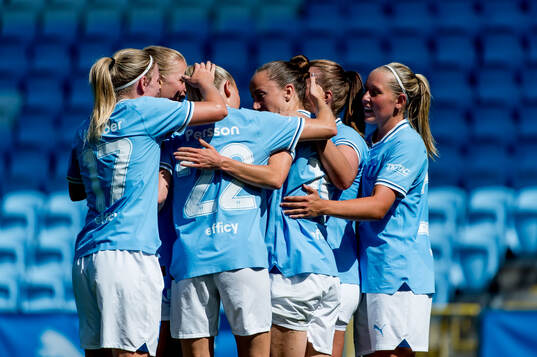 Malmö FFs Anna Plantin jublar