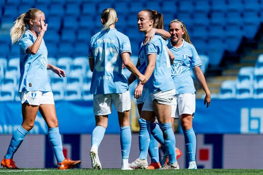 Malmö FFs Anna Plantin jublar