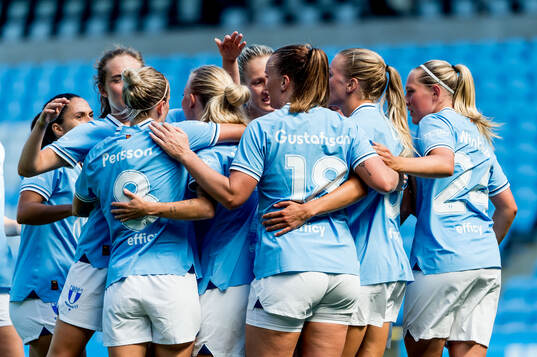 Malmö FFs Lovisa Gustafsson jublar