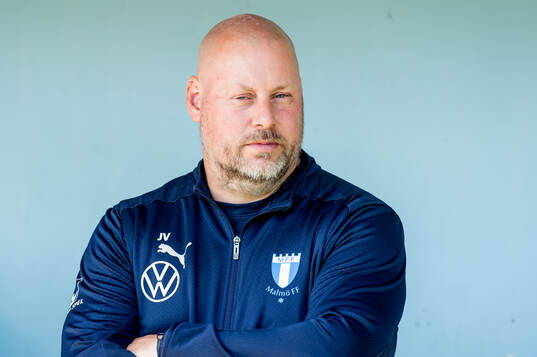 Malmö FFs tränare Jonas Valfridsson