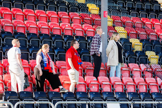 under fotbollsmatchen i Superettan mellan Östersund och