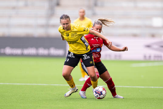 Elfsborgs Ellen Nilsson och Tjust IFs Fannie Stenström