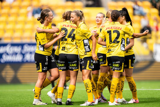 Elfsborgs spelare jublar