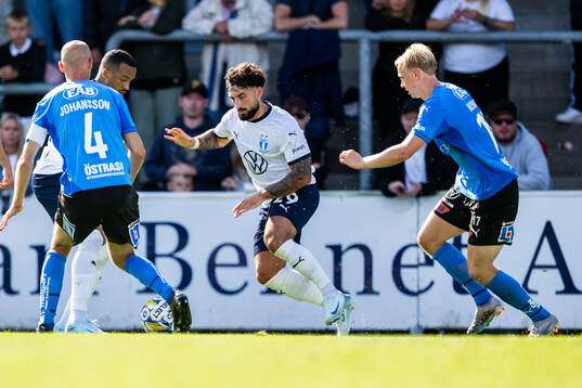 Malmö FFs Martin Olsson och Sead Haksabanovic samt