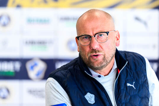 Halmstads tränare Magnus Haglund