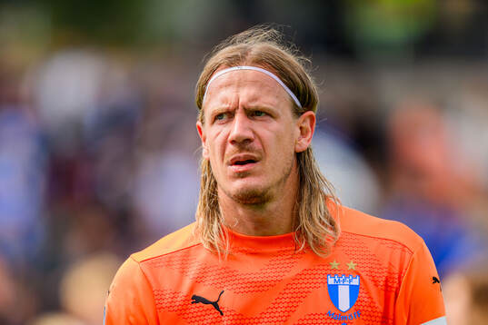 Malmö FFs målvakt Johan Dahlin