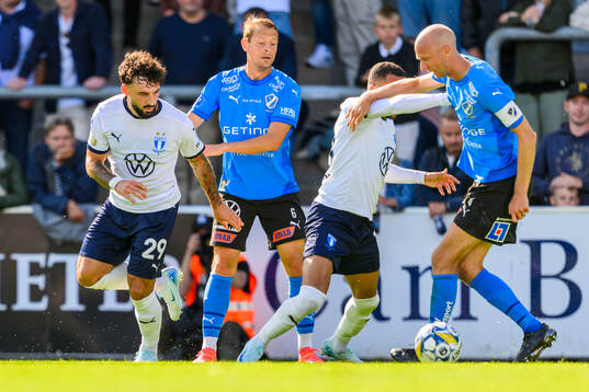 Malmö FFs Sead Haksabanovic och Martin Olsson