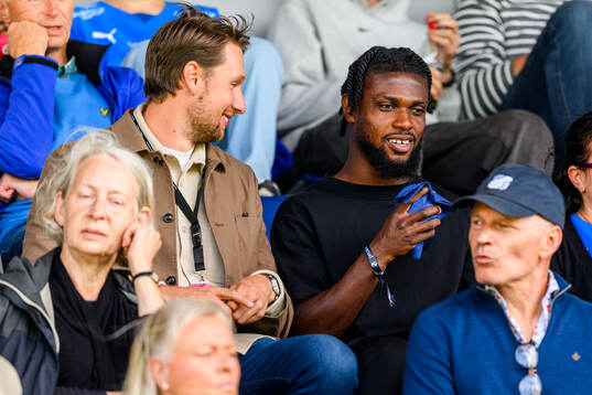 Halmstads Joseph Baffo på läktaren